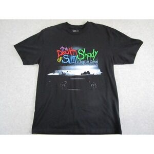 Eminem Shirt Mens Large Black The Death of Slim Shady Coup De Grace Graphic